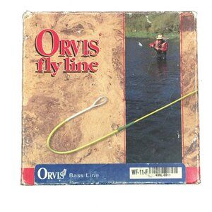 NEW ORVIS FLY FISHING LINE!  BASS LINE FLY LINE  WF-11-F  YELLOW  FLOATING